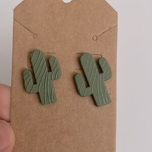 New cactus earrings